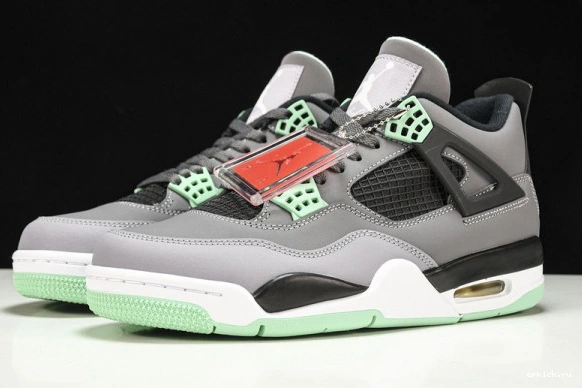 Cheap EP Green 308497-033 Retro Jordan Glow 4 Air 308497-033 0429